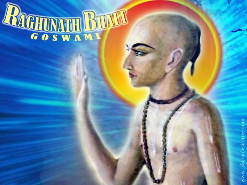Srila Raghunatha Bhatta Gosvami -- Disappearance